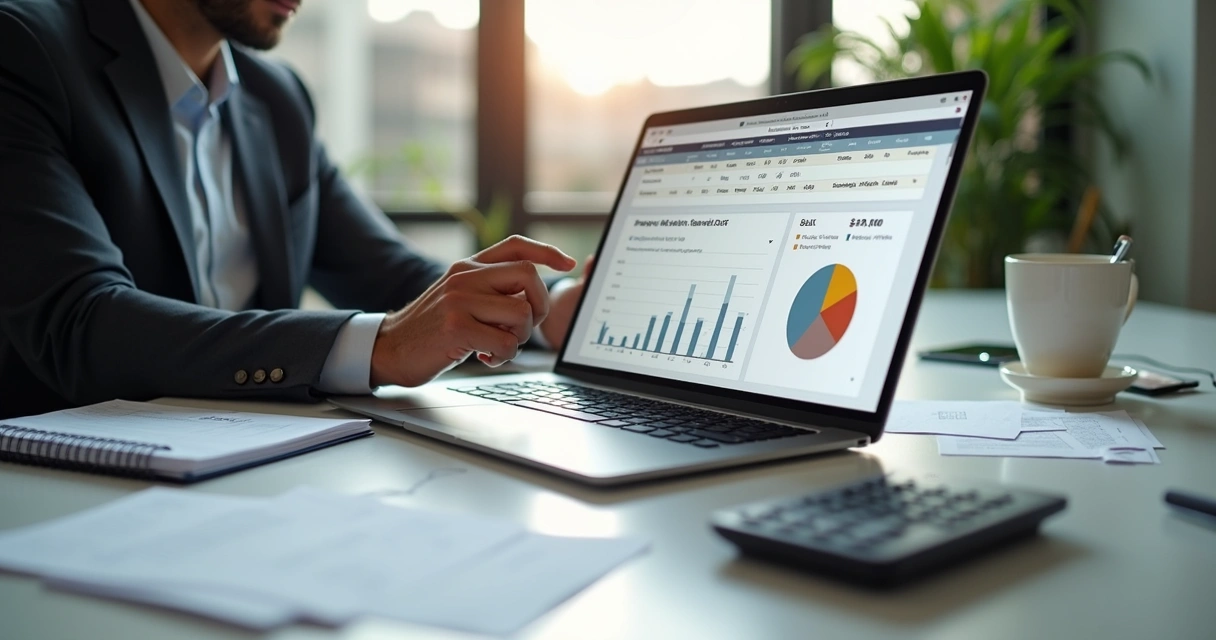 Painel com débitos tributários e documentos da empresa 