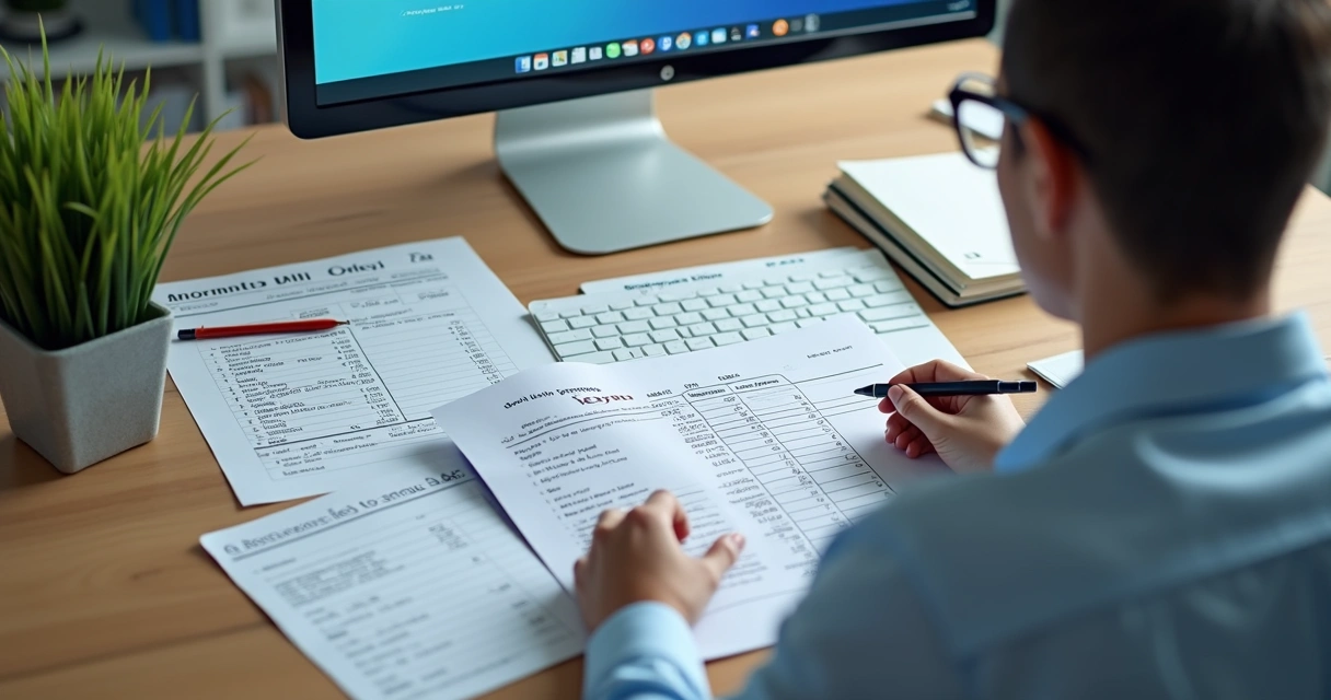 Tela de computador com site do Simples Nacional aberto e planilha de débitos ao lado 