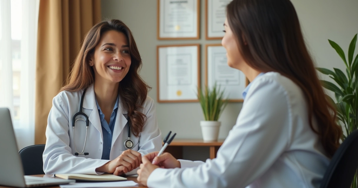 Consulta médica endocrinologista com paciente mulher em Manaus 