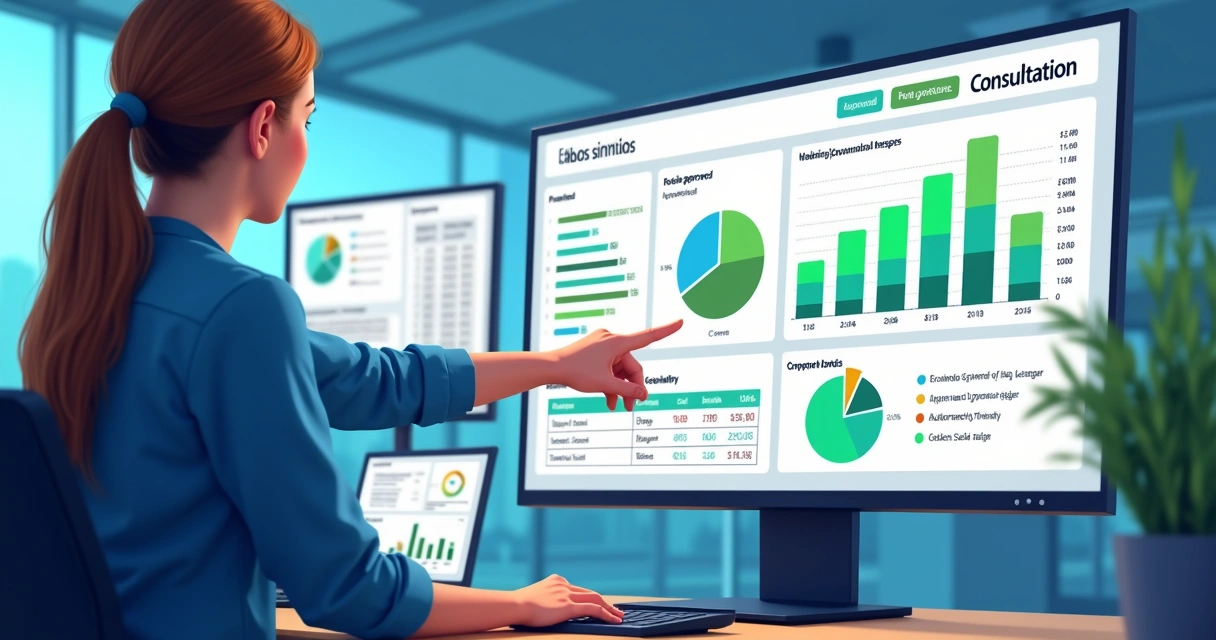Painel digital mostrando consulta fiscal automatizada 
