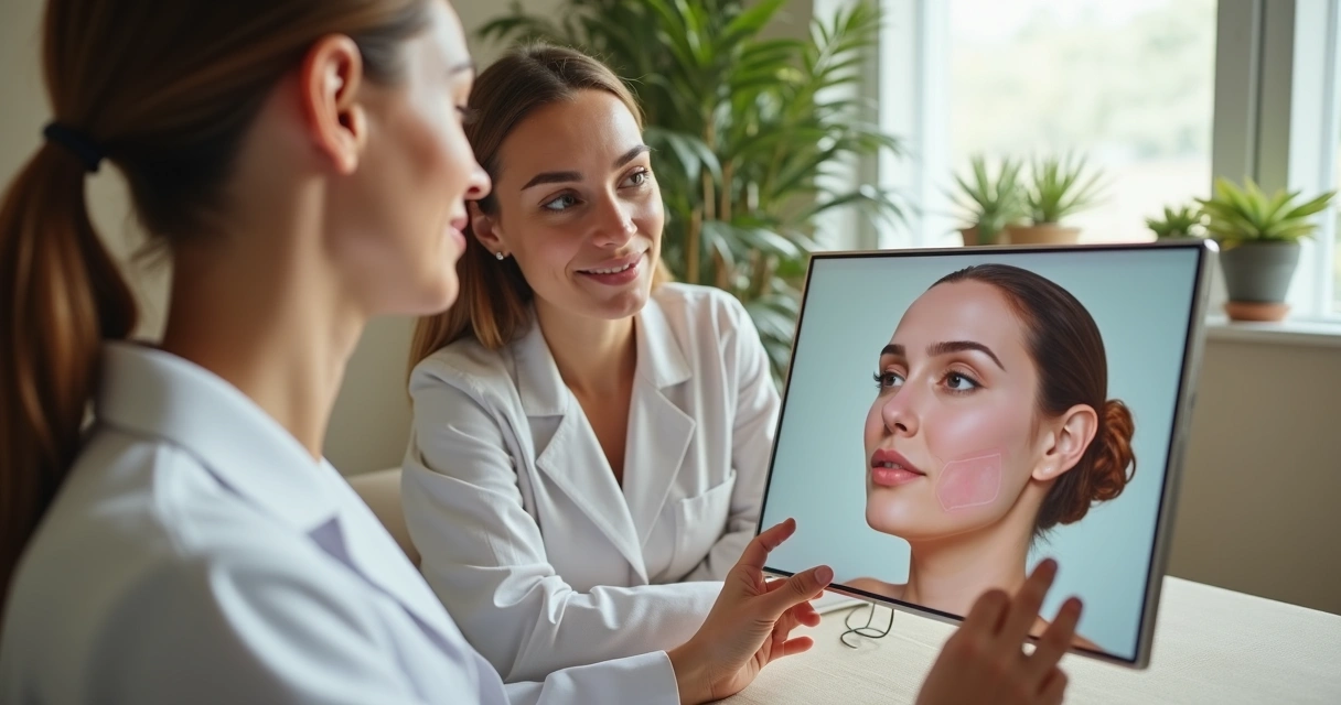 Consulta estética para harmonização facial em clínica moderna em Salvador 