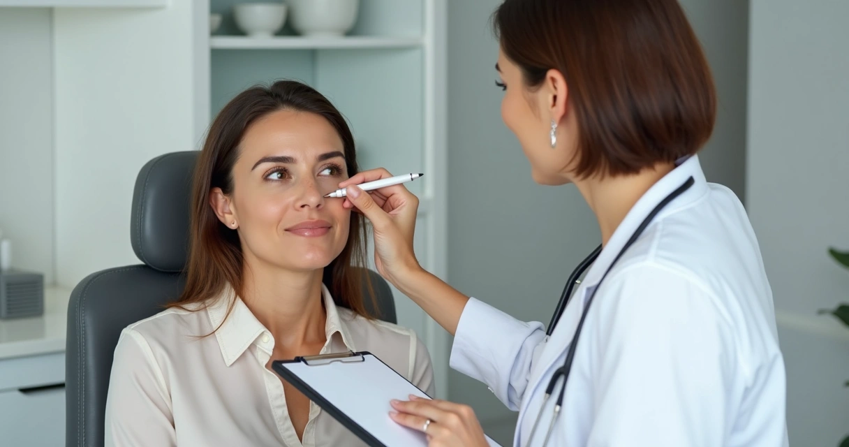 Consulta médica de avaliação facial com profissional em Salvador 