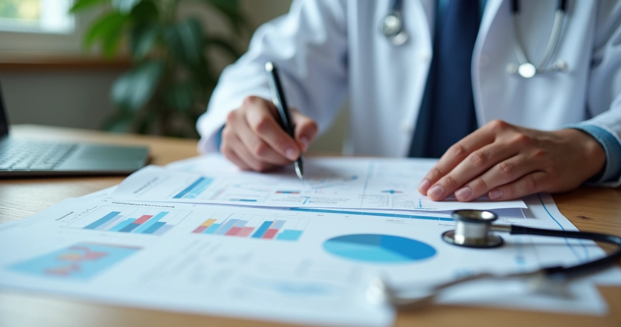 Consulta médica focada em laudo sobre autismo