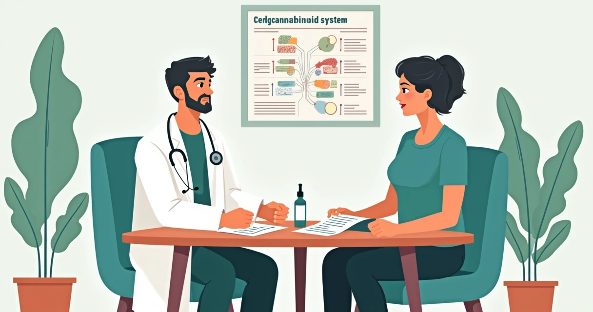 Paciente e médica conversando sobre cannabis medicinal 