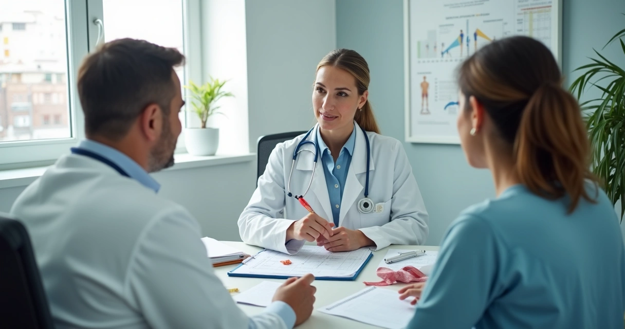Consulta médica sobre tratamento injetável para obesidade 