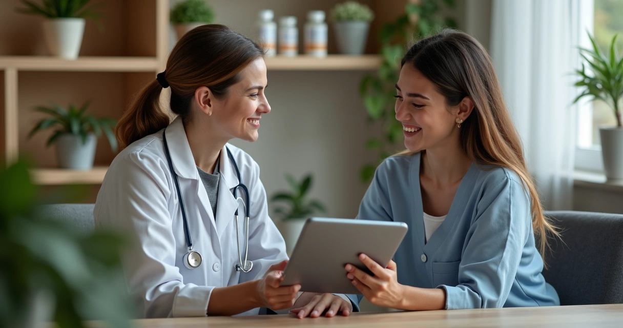 Consulta médica sobre saúde mental 