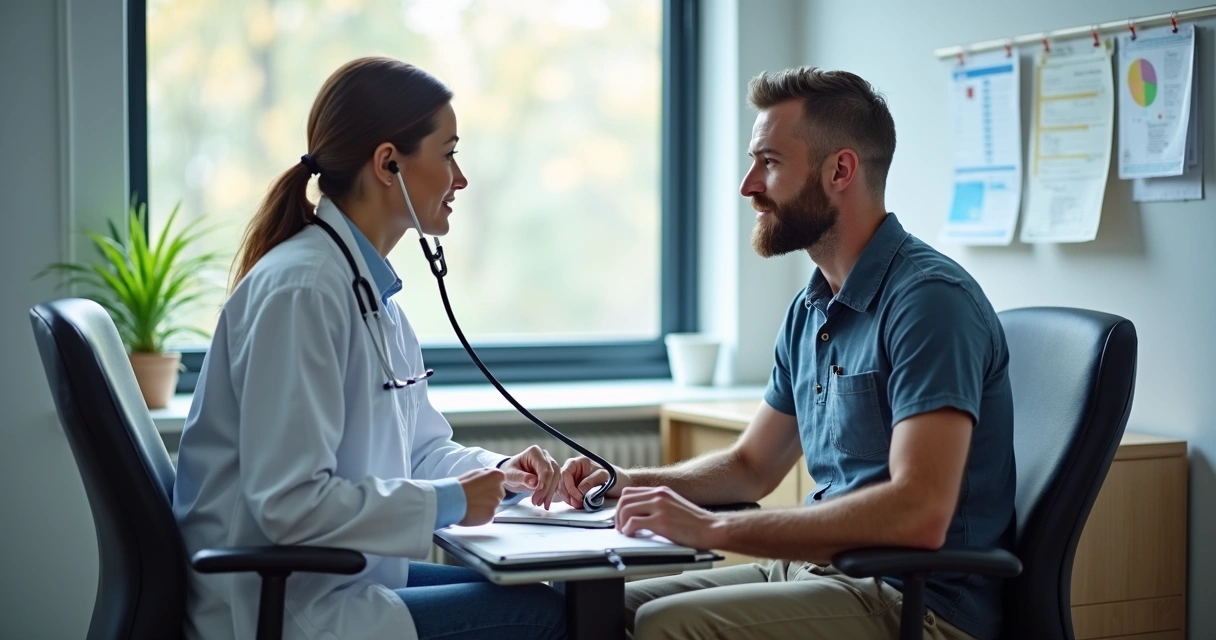 Consulta médica ocupacional em consultório 