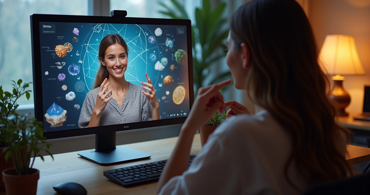 Sessão de mesa radiônica online com especialista