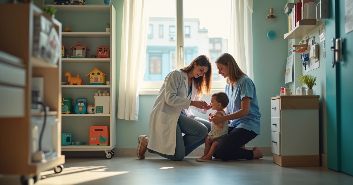 Consulta pediátrica em consultório no bairro Higienópolis 