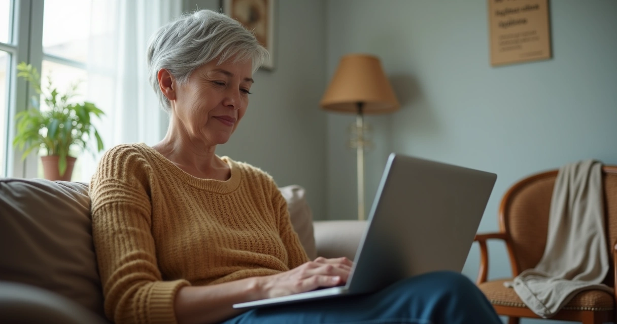Paciente oncológico conversando com psicólogo online em ambiente seguro
