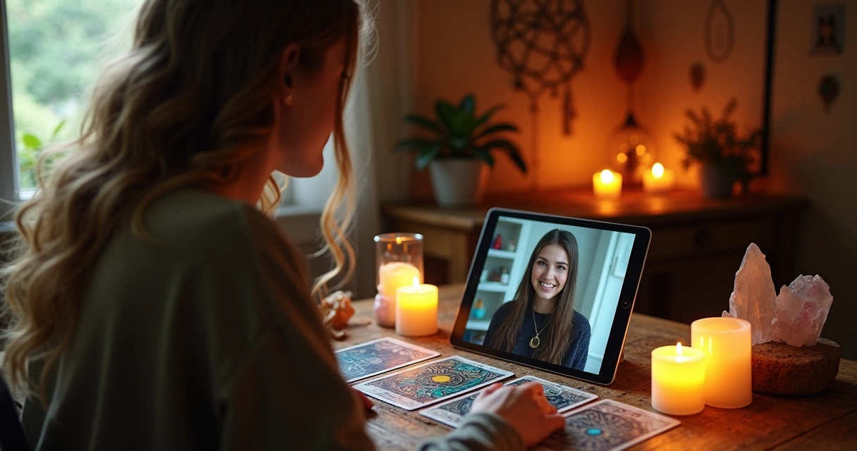 Consulta espiritual online com tarot e cristais 
