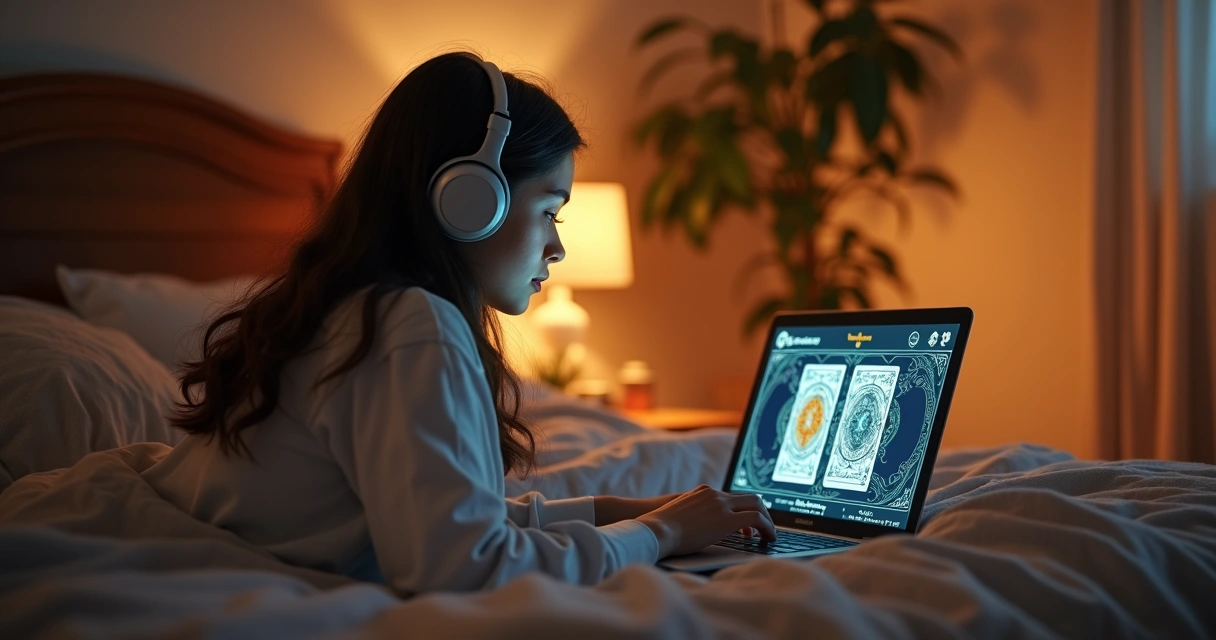 Consulta de tarot online feita de forma discreta 