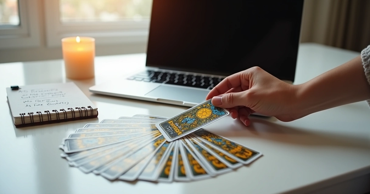 Consulta de tarot segura virtualmente 