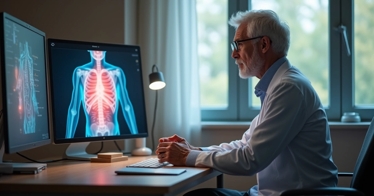 Homem em consulta atenta com médico andrologista em consultório moderno 