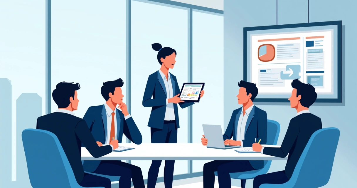 Consultor externo orientando equipe durante crise de imagem