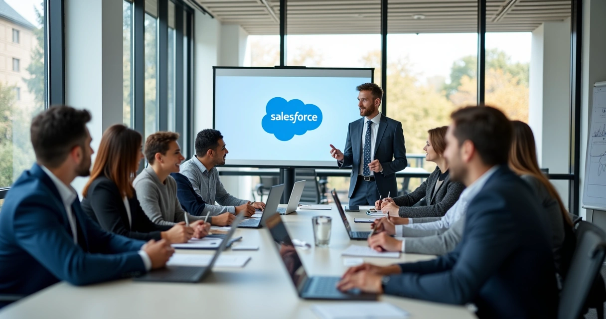 Consultores treinando equipe em instituição de ensino 