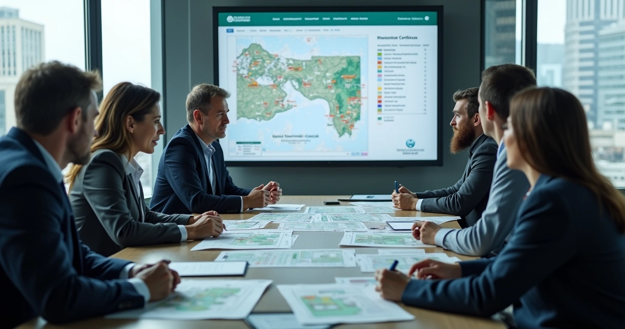 Reunião de consultoria ambiental em empresa 