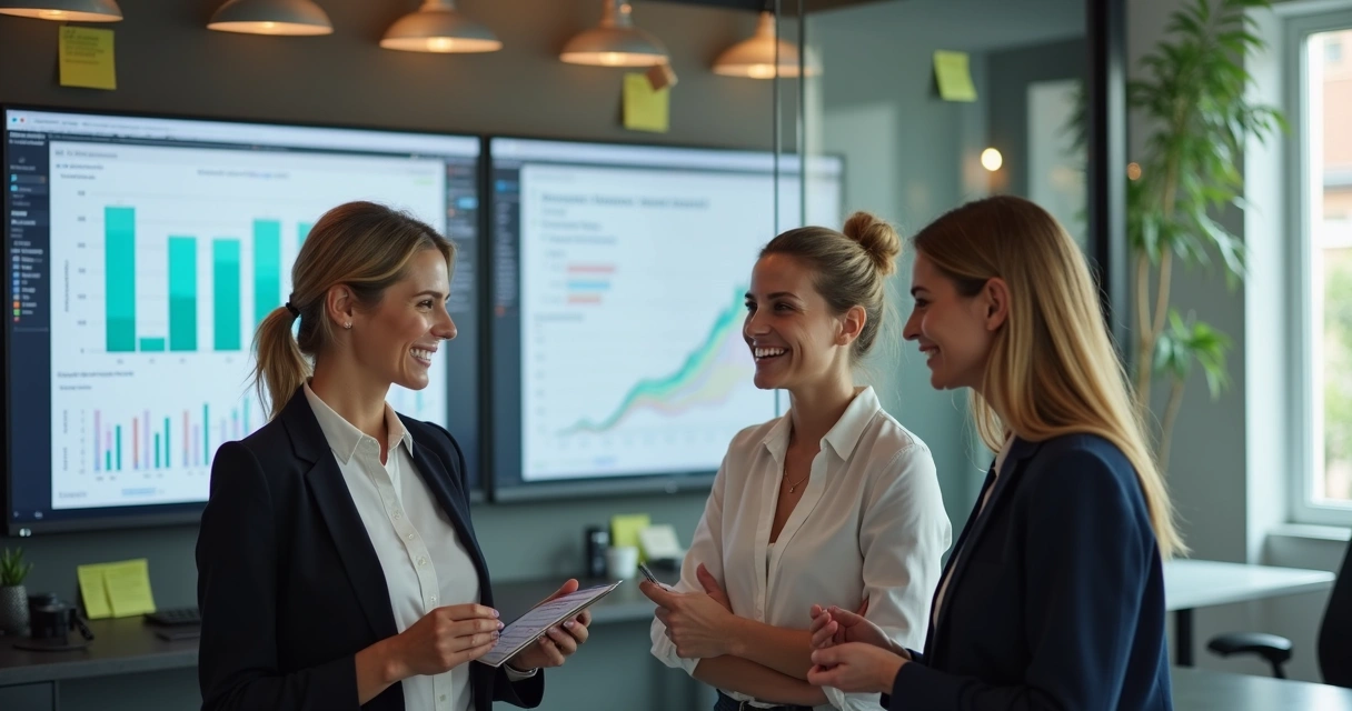 Reunião de consultoria em marketing para beleza 
