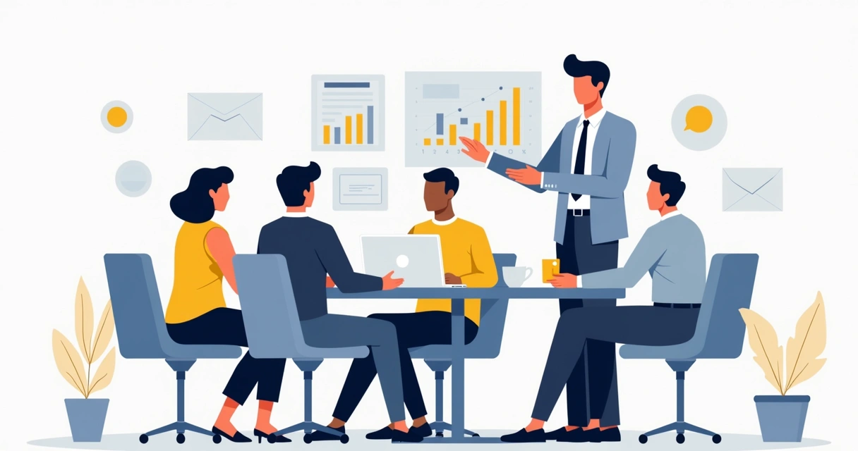 Reunião de empreendedores recebendo consultoria de negócios 