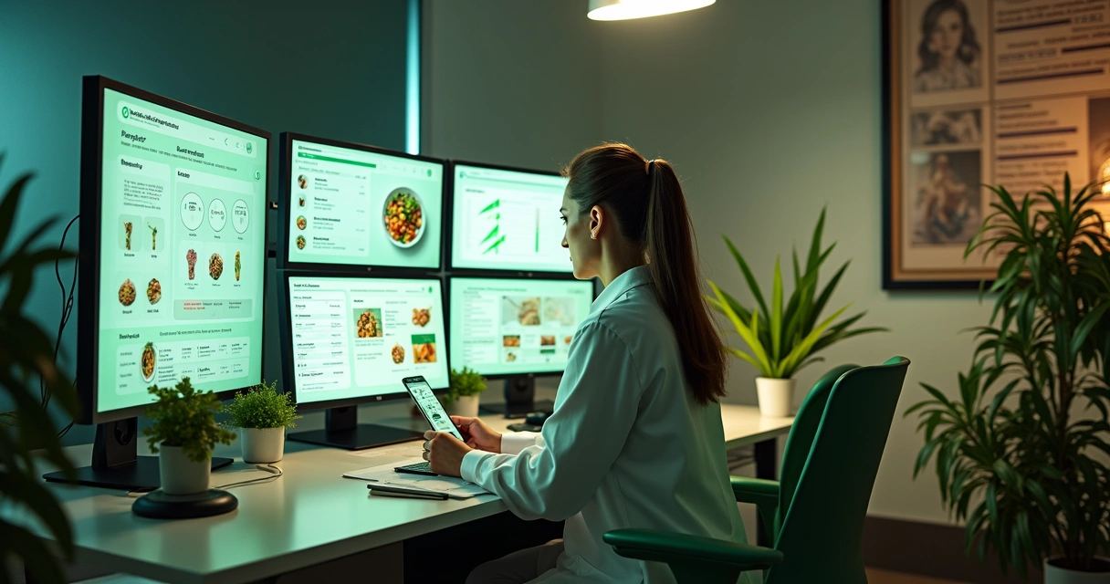 Consultório digital organizado com prontuários e protocolos atualizados 