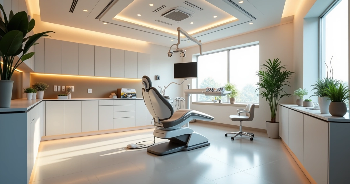 Consultório odontológico moderno e equipado 