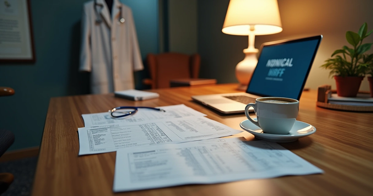 Rotina de controle financeiro em consultório médico 