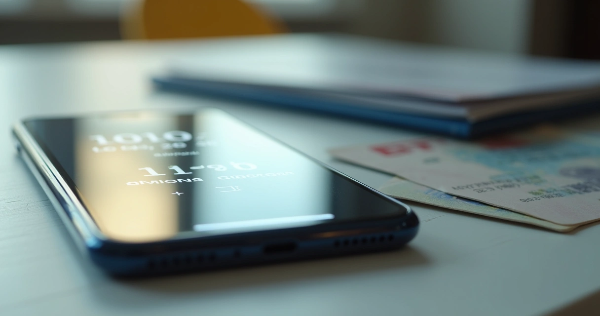 Smartphone mostrando níveis da conta gov.br 