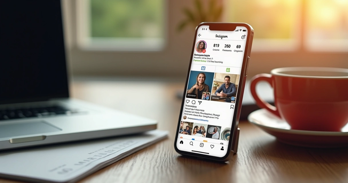 Perfil segmentado do Instagram mostrando engajamento real 
