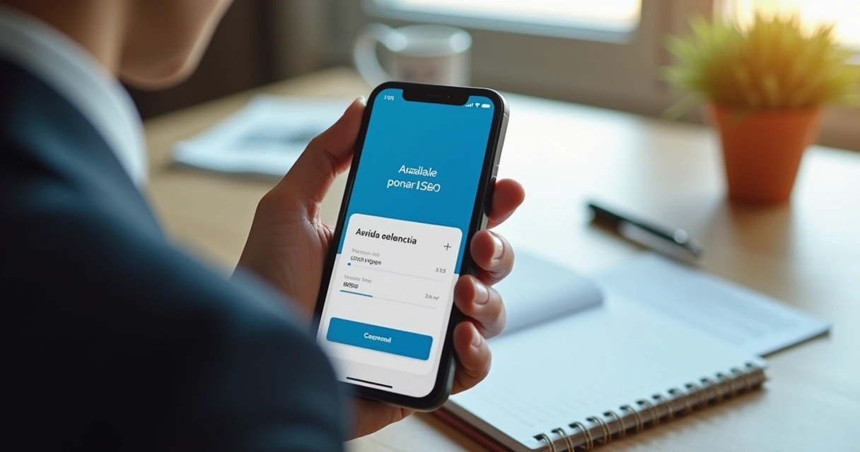Aplicativo bancário mostrando saldo liberado em celular