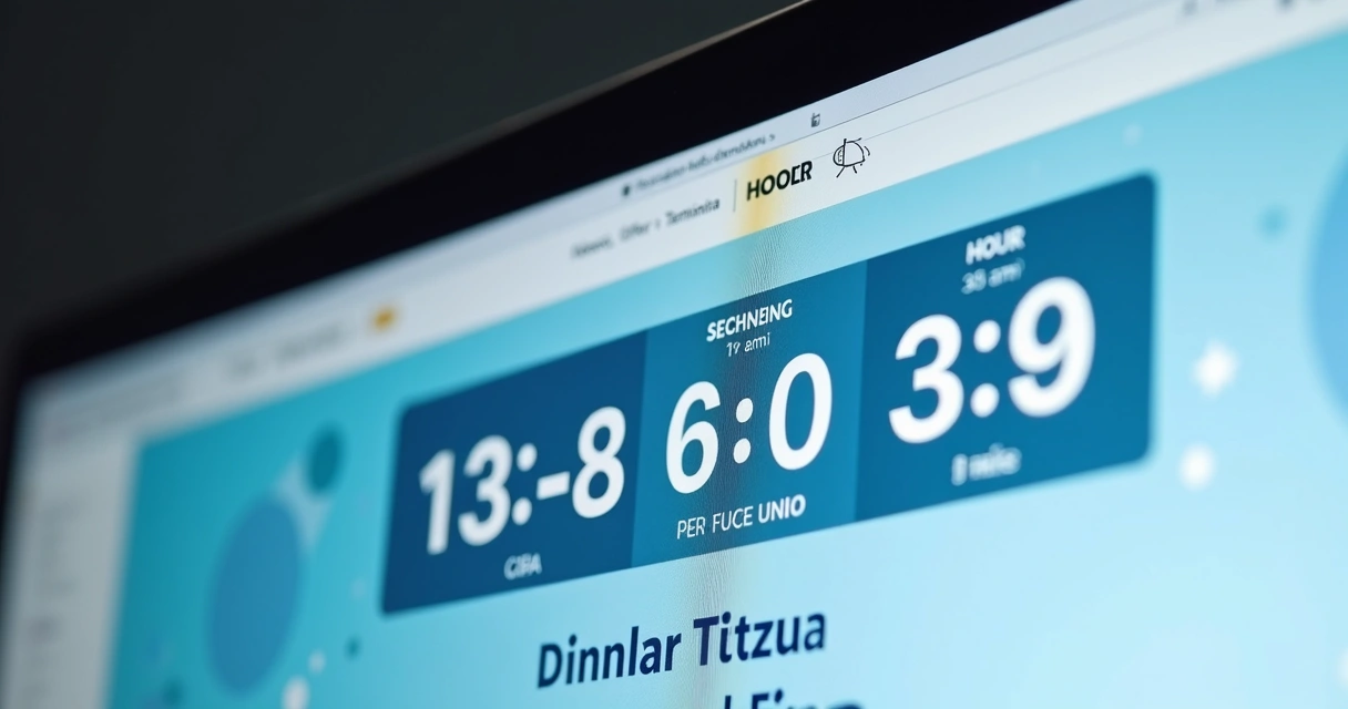 Contador digital regressivo na página de oferta