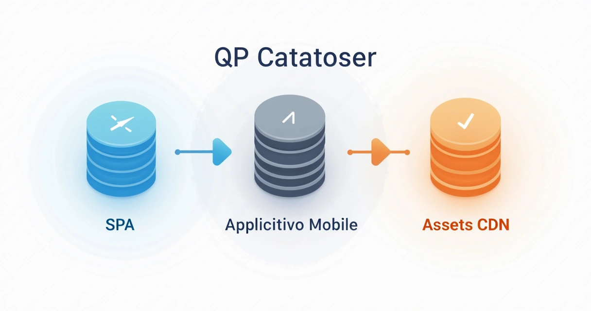 Exemplo de diagrama de containers com SPA, mobile e CDN separados