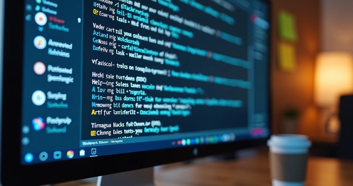 Tela de computador mostrando envio automático de follow-up comercial 