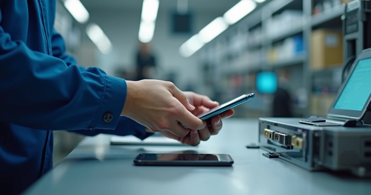 Vídeo curto mostrando troca de celular 