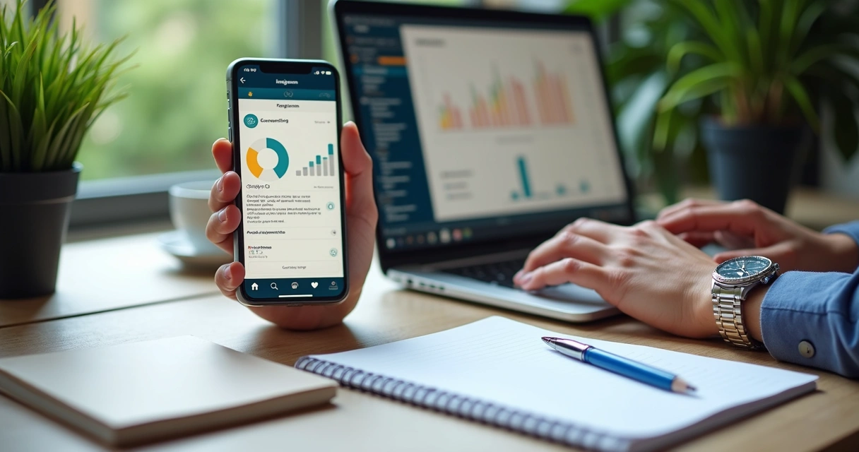 Post de conteúdo sobre contabilidade nas redes sociais 