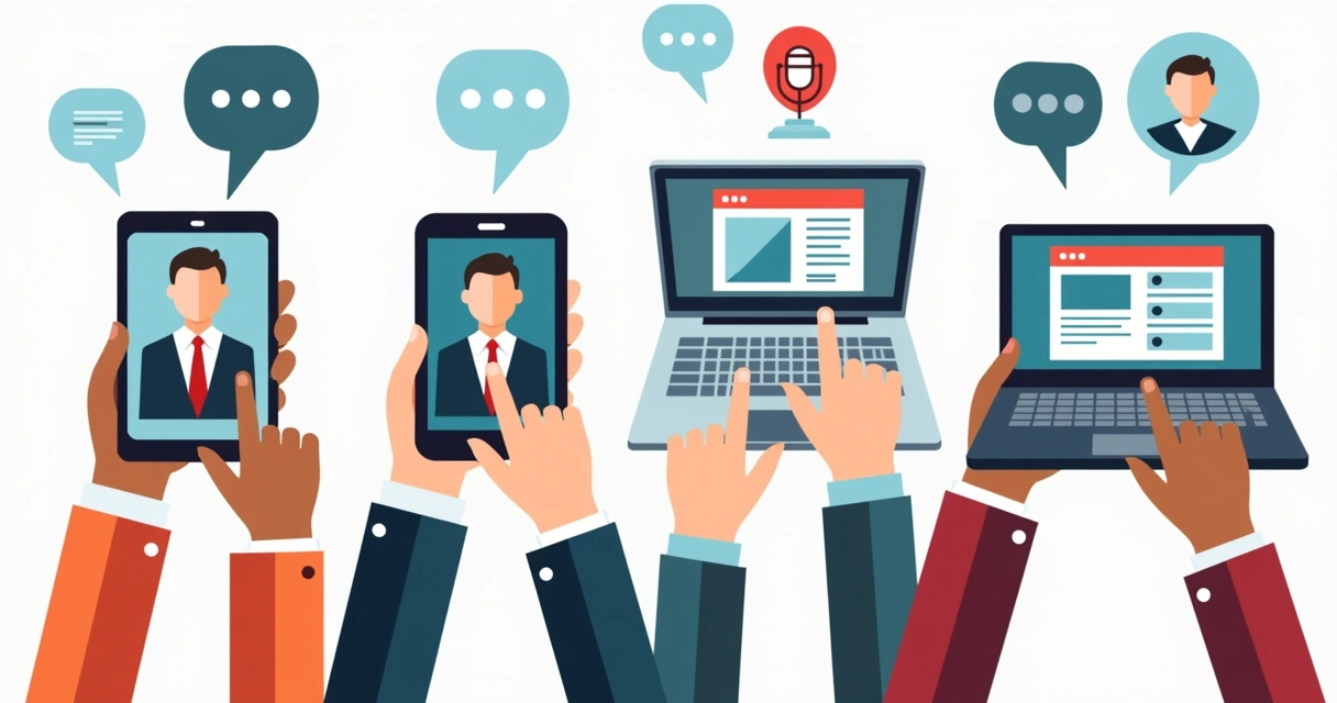 Conteúdo digital político segmentado para públicos distintos 