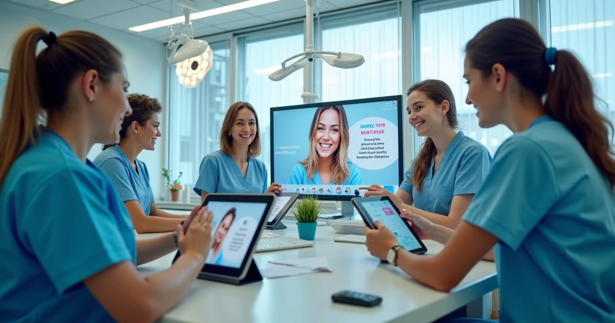 Produção de conteúdo educativo para clínicas odontológicas, atraindo audiência 