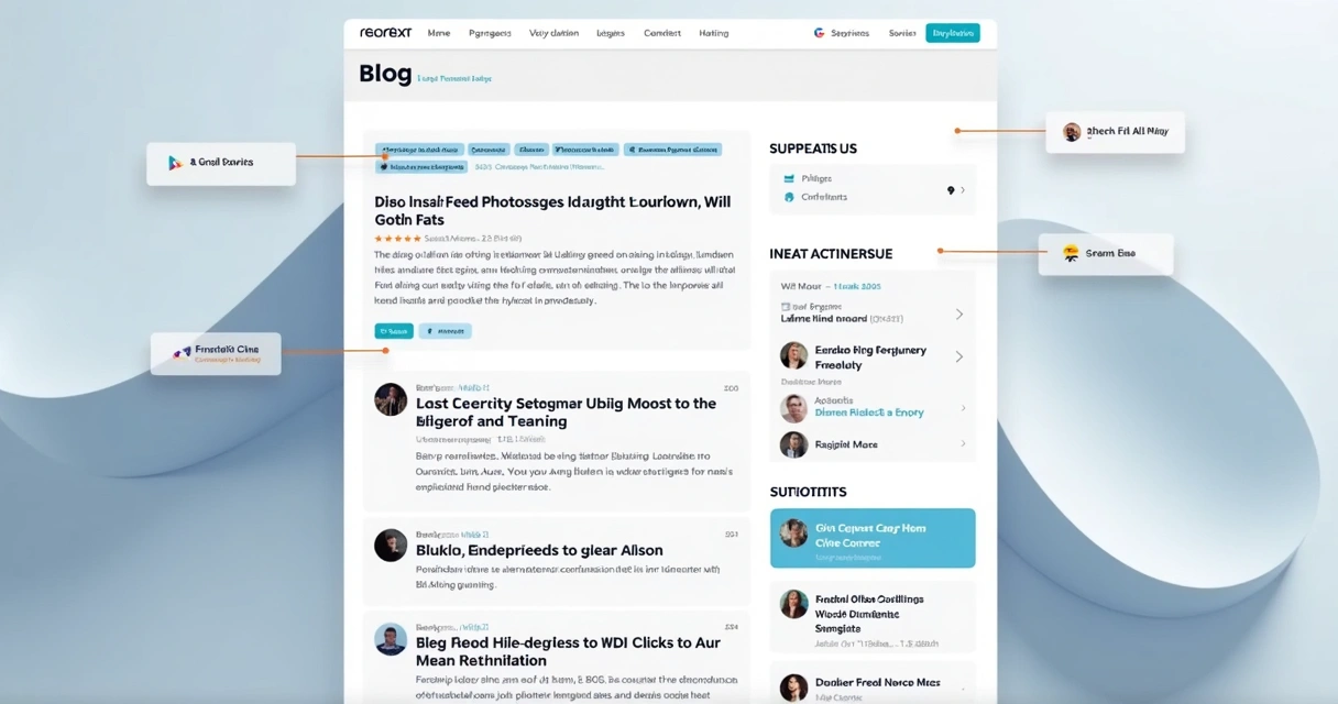 Página de conteúdo digital com títulos e listas bem organizados 