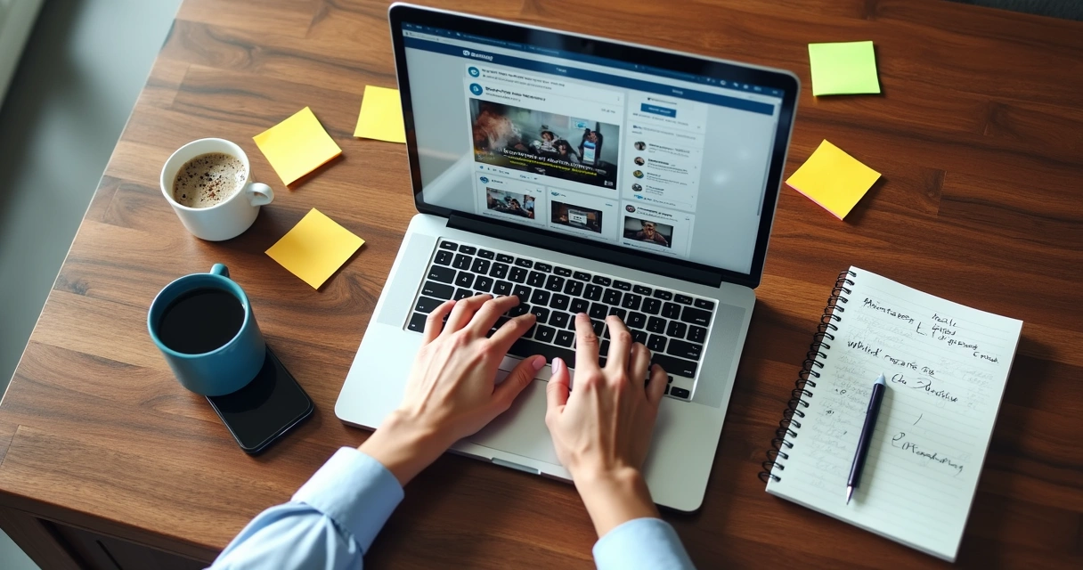 Conteúdo de LinkedIn gerando engajamento 