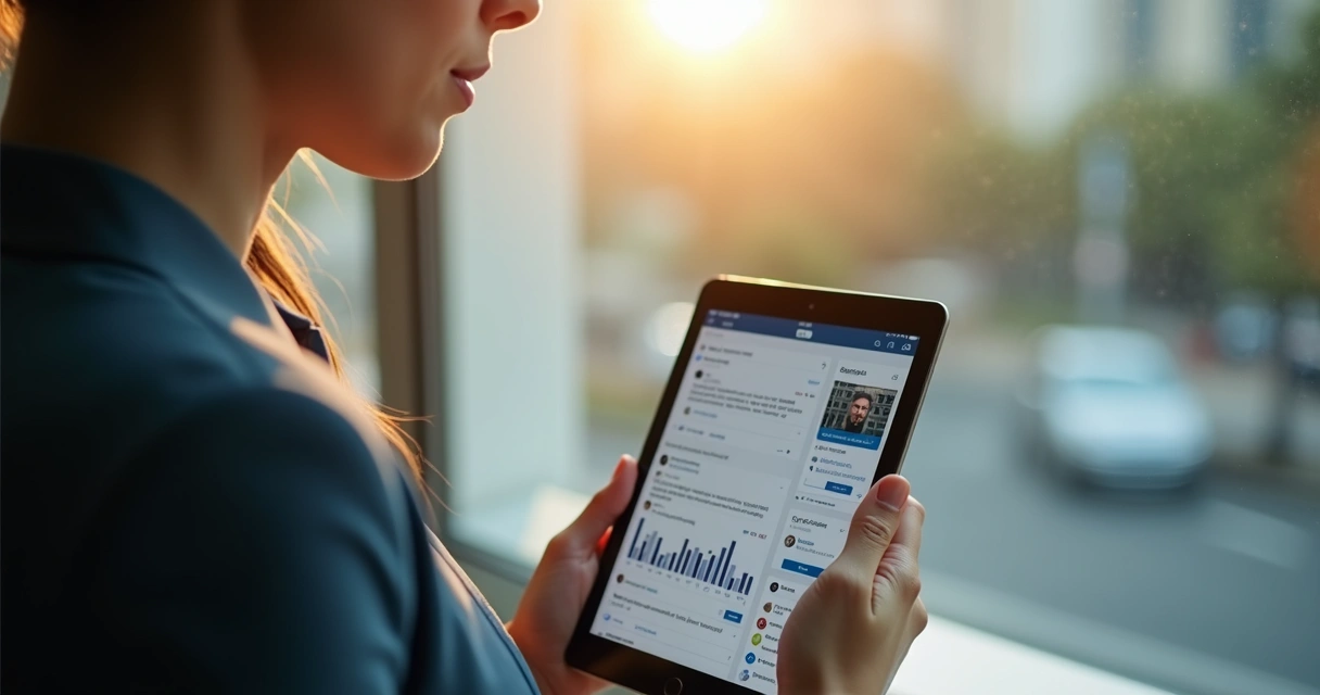 Post de LinkedIn com case prático de empresa B2B