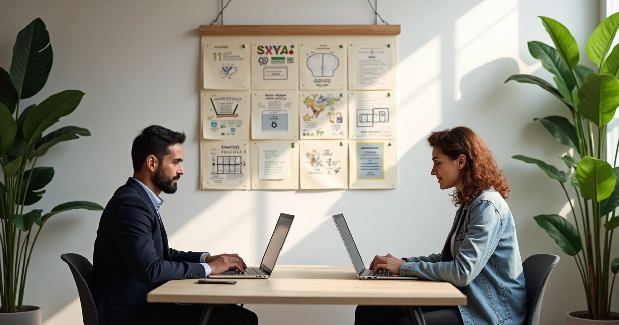 Pessoas criando conteúdo digital 