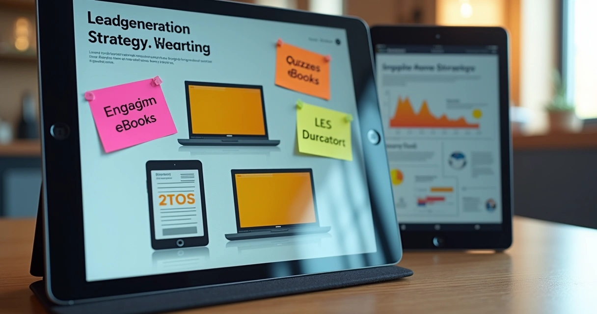 Estratégia de conteúdo para geração de leads com dispositivos digitais 