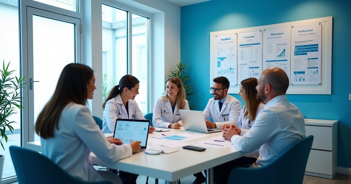 Produção de conteúdo estratégico por equipe médica dentro da clínica