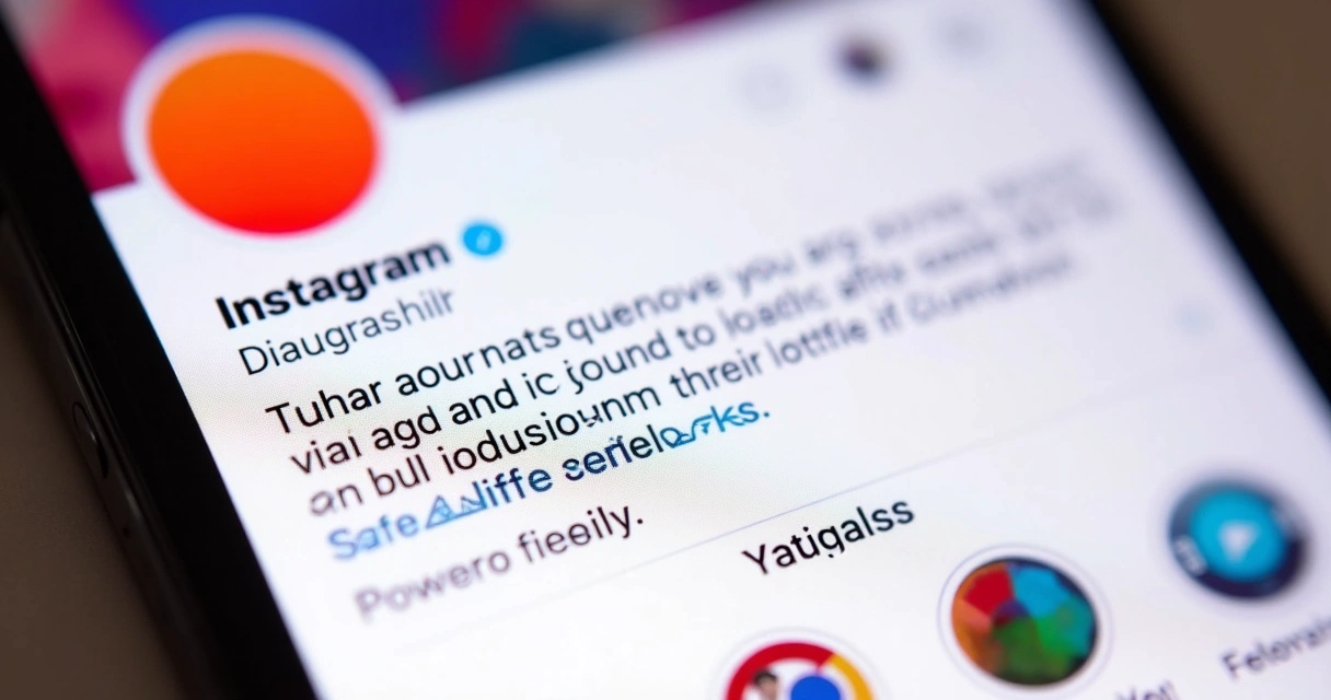 Perfil do Instagram mostrando bio otimizada e destaques organizados 