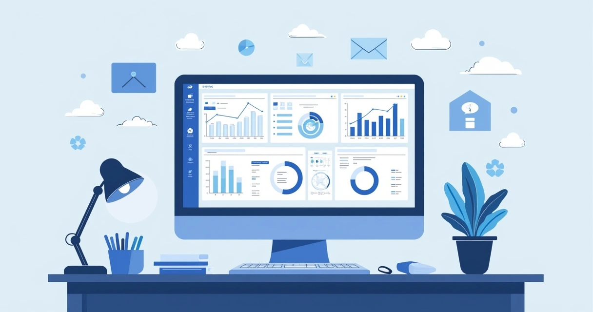 Contract management dashboard with AI analytics and workflow steps 