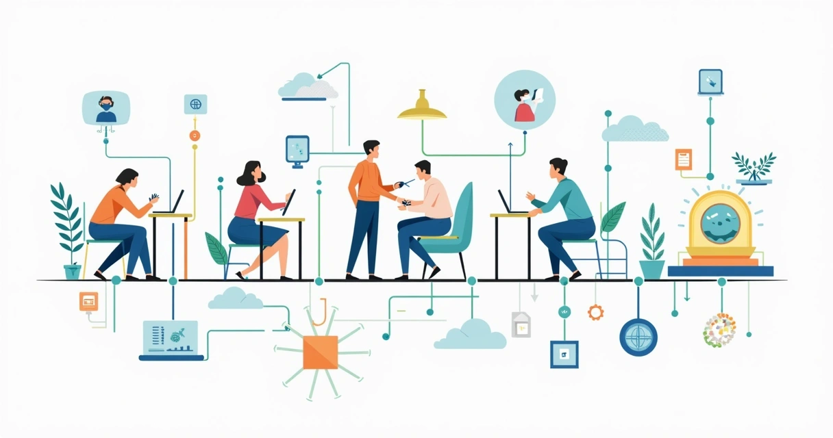 Digital contract workflow lifecycle diagram 