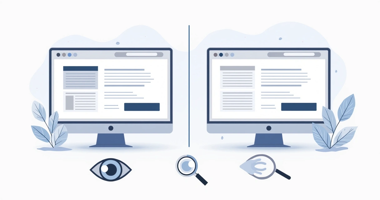 Diagrama mostrando exemplos de cores com bom e mau contraste lado a lado 
