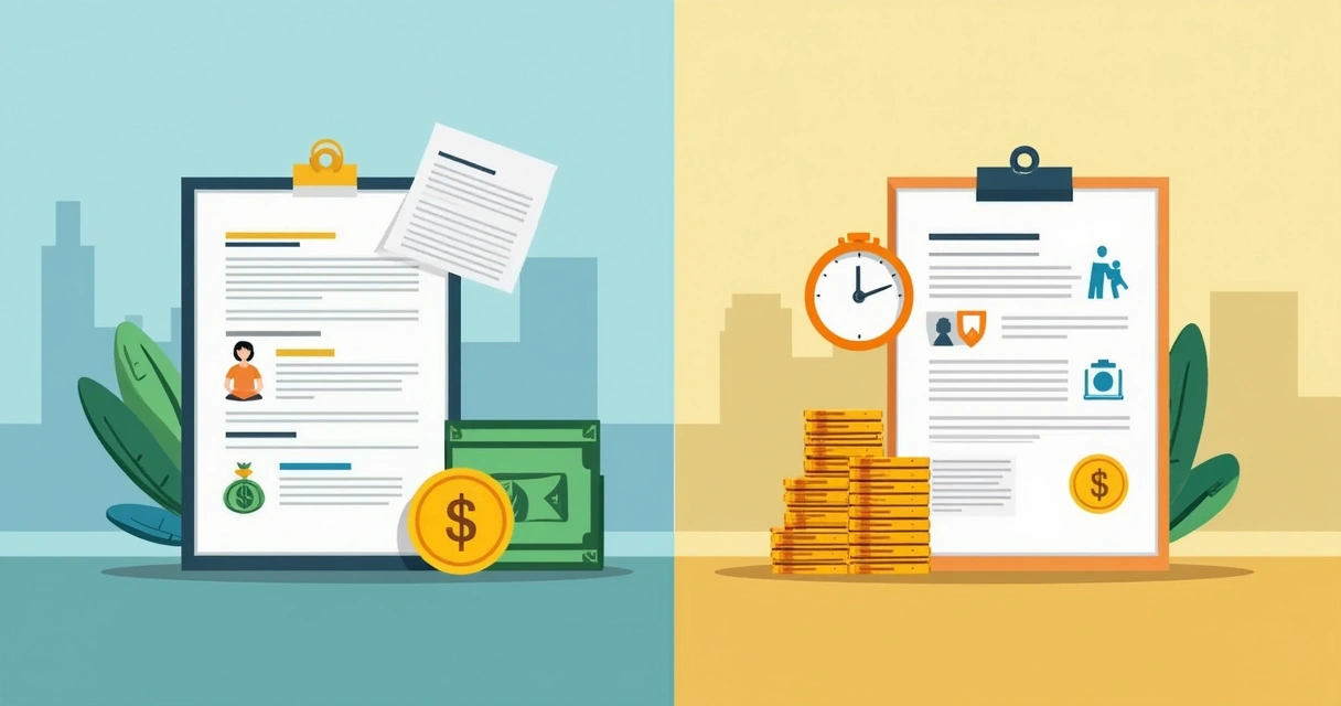 Comparação de dois contratos de seguro de vida, tradicional e resgatável 