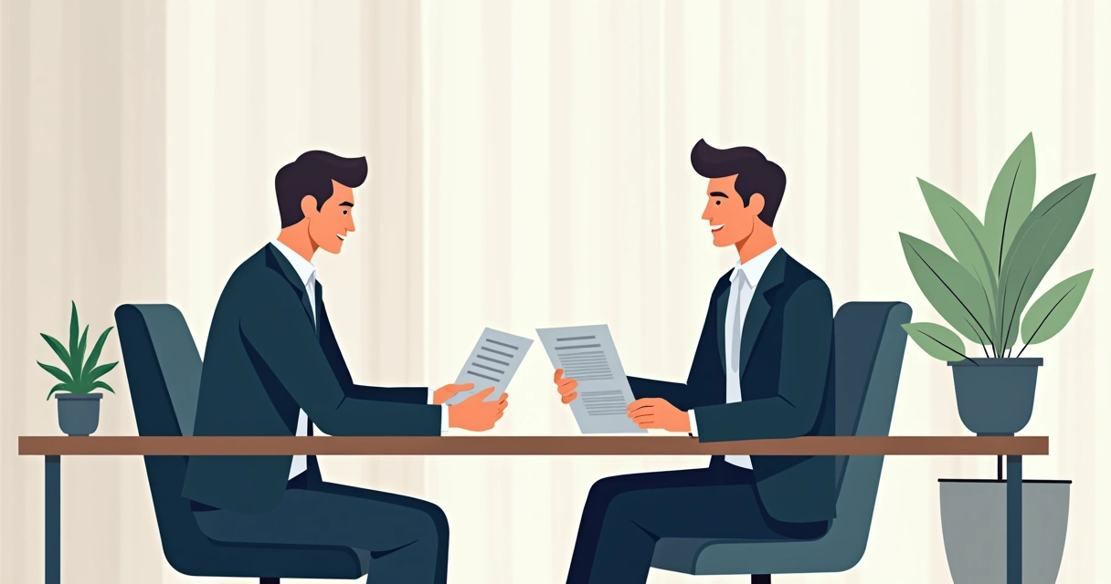 Pessoa adulta contratando plano funerário em agência bancária 