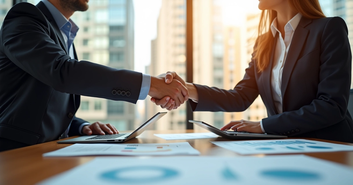 Negociação entre profissional e empresa simbolizando liberdade contratual PJ 