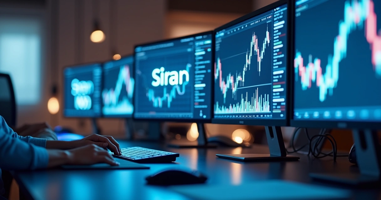 Representação visual de contratos binários em uma plataforma de previsões 